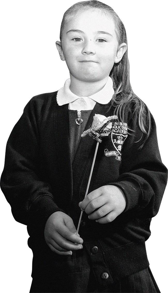 Girl in school uniform